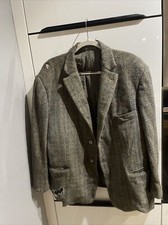 Ancienne veste  costume  tweed fatigué