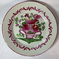 Assiette Décor Au Coq, Panier