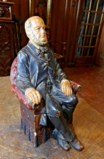 POT A TABAC en terre cuite  barbotine  par BERNARD BLOCH  "GLASTONE    "BB 150