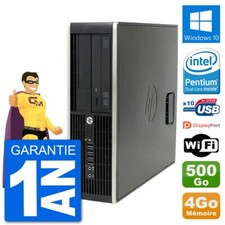 PC HP Compaq Pro 6300 SFF Intel G630 RAM 4Go Disque Dur 500Go Windows 10 Wifi