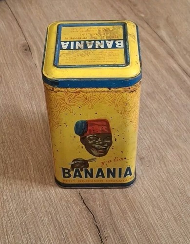 Ancienne boite tole banania - ancienne,