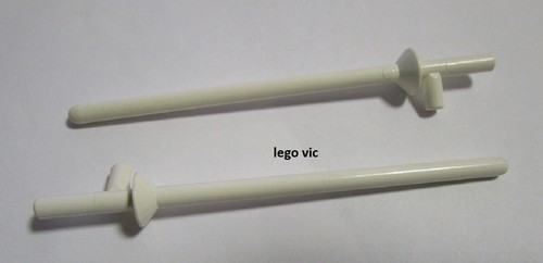 Lego 3849 weapon white - lego, x2