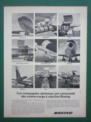 Pub boeing cargo 707 - 7/64,