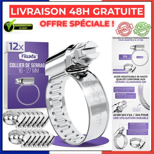 Colliers serrage inox - de,