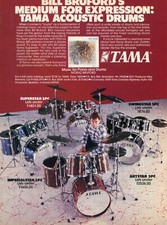 1985 Print Ad Tama Drums