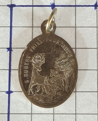 Pendentif médaille laiton - médaille,