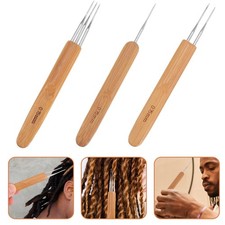  3 Pcs Braid Hair Dreads Aiguilles Crochet Cheveux Crochets Outil Dreadlock