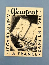 ATLAS ROUTIER / PEUGEOT / CARTE DE LA FRANCE