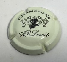 LENOBLE A.R. - N° 16 - CAPSULE CHAMPAGNE - SANS BOUCLE SUR LE R - CRÈME ET NOIR