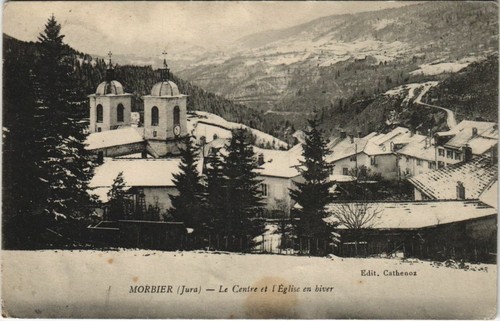 Cpa morbier centre et - centre,