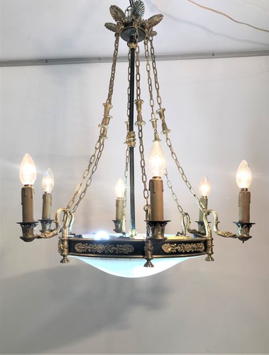 Lustre style empire bronze - de,