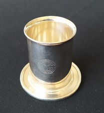 PORTE CURE-DENTS METAL ARGENTE