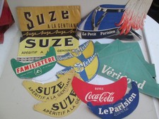 13 chapeaux et casquettes publicitaires anciens   TOUR DE FRANCE par chambrelent