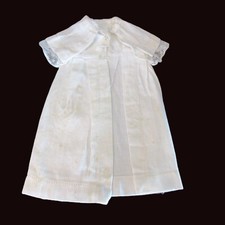 original G.L. : cape de baptème pour poupée Bleuette période 1930