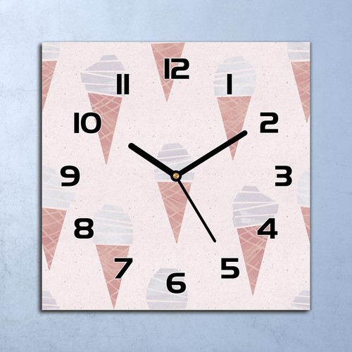 Horloge murale design verre - design, en