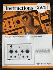 Bruel & Kjaer INSTRUCTIONS