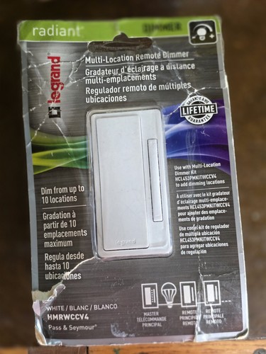 Legrand radiant dimmer switch - radiant,