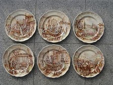 6 ASSIETTES SARREGUEMINES