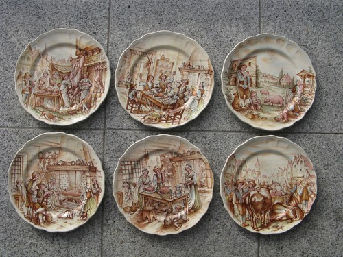 Assiettes sarreguemines - 6,