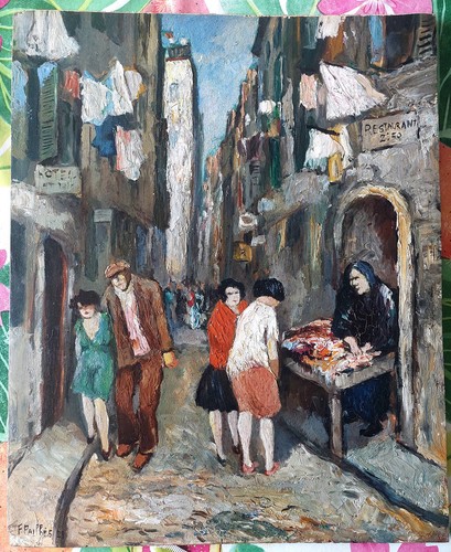Tableau peinture huile sur - tableau,
