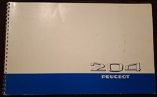 livret publicitaire sur la PEUGEOT  204