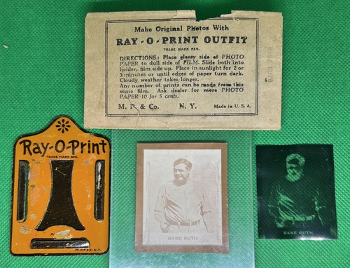 1930 ray print babe ruth - ray-o-print,