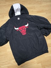 Vintage Starter Chicago Bulls NBA Jacket 90s Made in Korea Size S – Rare