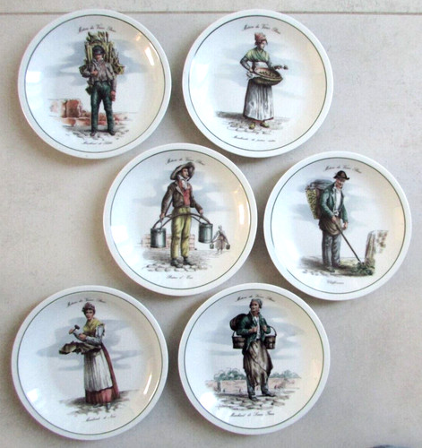 Série assiettes à - série, 6