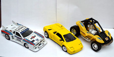 JOUET LOT VOITURE LANCIA BETA MARTINI RACING LAMBORGHINI DIABLO JAUNE AUTO BUGGY