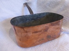 ANCIENNE CASSEROLE DAUBIERE CUIVRE XIX QUEUE D'ARONDE