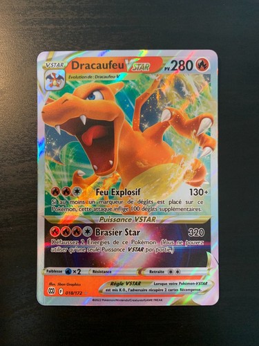 Carte pokémon dracaufeu - carte, vstar