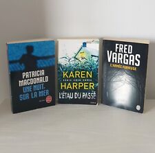 Lot 3 livres thrillers policiers