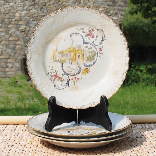 Set assiettes exposition - set,