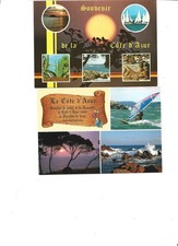 2 CARTES  POSTALES  COTE D AZUR