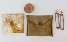 US WW2 / Kit US M1 pour étanchéité du masque à gaz  ( authentique )