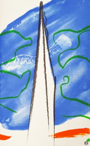 Olivier debre lithographie - olivier,