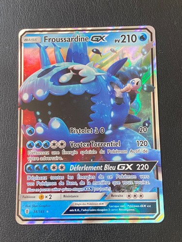Carte pokemon froussardine - carte,