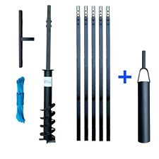  Perceuse de Puits Puits de Forage Chignole Tarière / 6m + bouteille à clapet!