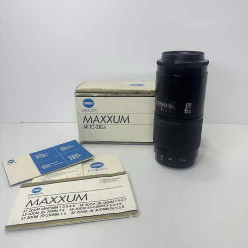 Minolta lens maxxum beer can - lens, "beer