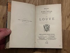 Livre La Louve par Paul Féval 1879 (1/A0-73)