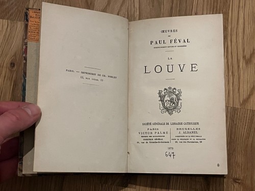 Livre louve par - livre, paul