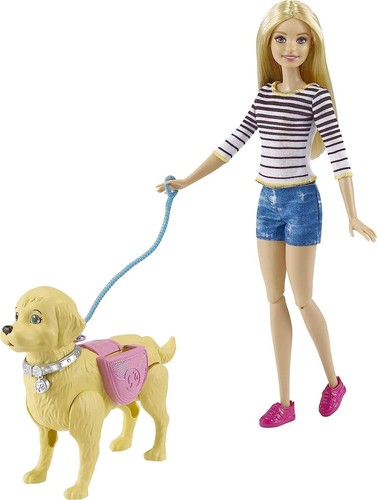 Mattel barbie promeneur - barbie,