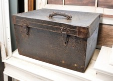 Coffre De Rangement En Cuir