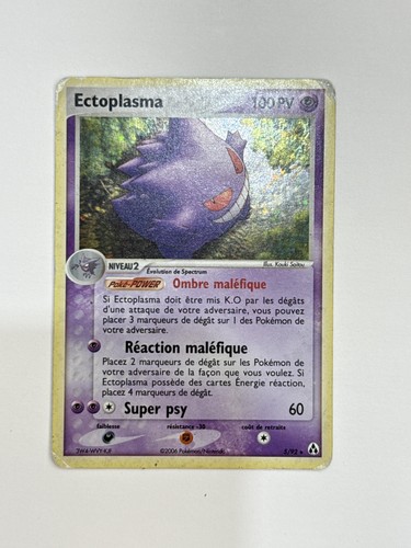 Carte pokémon ectoplasma 92 - pokémon, 5/92