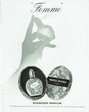 publicité Advertising 0921 1955  atomizer-parfum Femme Marcel Rochas 