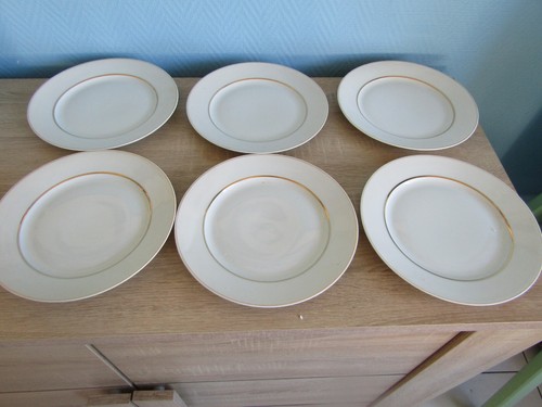 Assiettes plates porcelaine - assiettes,