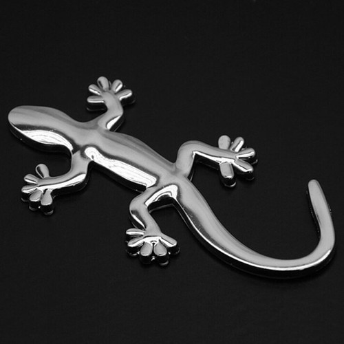 Metal gecko lizard logo car - metal,