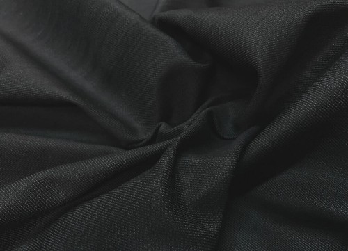 Tissu jean enduit gris - tissu,