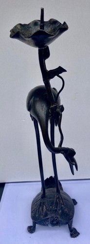 Bougeoir bronze chine xixème - chine,