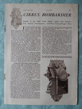 10/1948 ARTICLE 5 PAGES BLACKBURN CIRRUS BOMBARDIER AERO ENGINE CUTAWAY ECORCHE